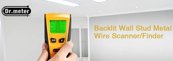 Electric Cable Detector In Black And Orange
