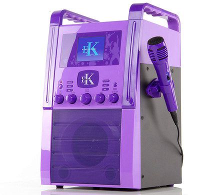 Portable Karaoke Machine With Mic On Side