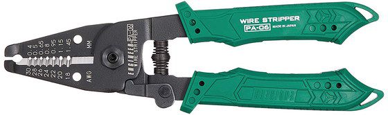 Electric Wire Stripper In Green And Black