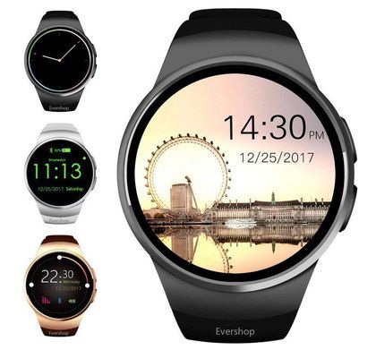 Round Shaped Smartwatch With Steel Edge