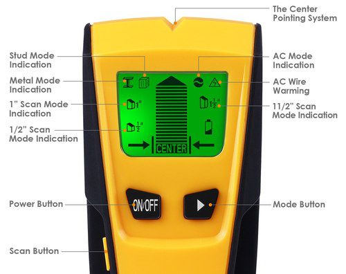 AC Live Wire Detector With Big Power Button