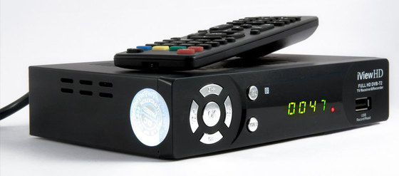 UK TV Box Freeview With Black Remote