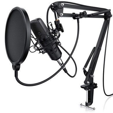 Cardioid Budget Microphone With Table Clamp