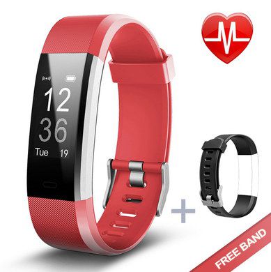 Running Heart Rate Monitor In Red