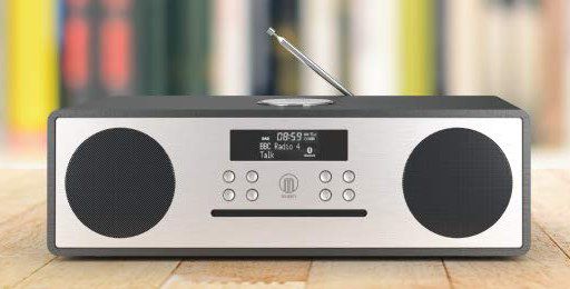 DAB Stereo Radio Bluetooth With 2 Speakers