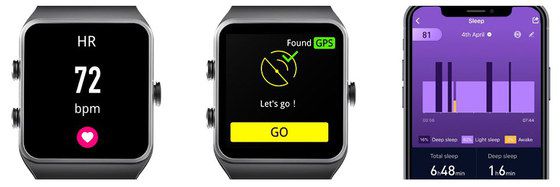 Fitness Smart Wrist Watch With Left Buttons