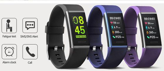 Fitness Watch With HR In Black And Blue Colours