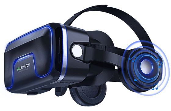 Phone VR Headset With Blue Front Flip