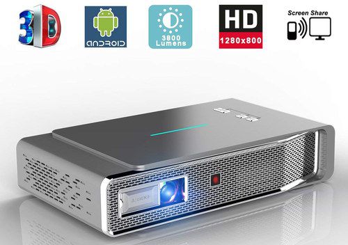 3D Smart Projector In Silver Finish