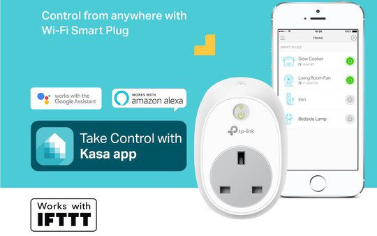 Kasa Smart Plug With White Mobile