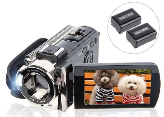 Video Camera For Vlogging With Metal Lens Case