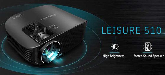 HD HDMI Projector With Black Casing