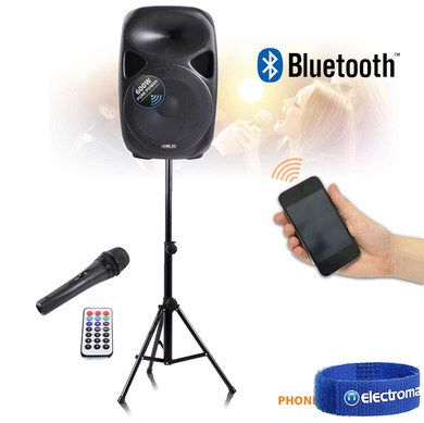 PA Sound System On Tripod With Remote