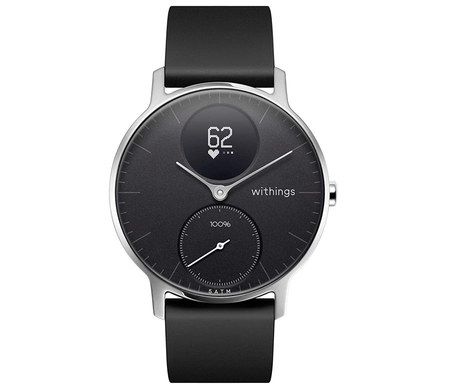 Smart Watch With Wide Black Band