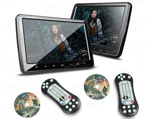 2x Car DVD Players With Black Exterior