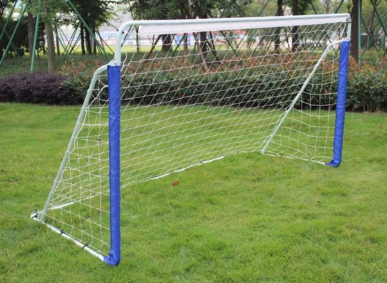 8 Foot Portable Football Goal With Blue Posts