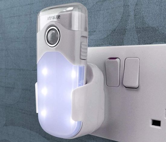 Motion Sensor LED Night Light With 3 Pin Plug