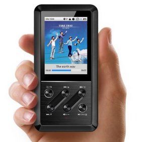 TFT Screen MP3 Player In Brushed Black Finish