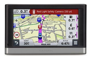 Garmin GPS NAV Showing Red Light Safety