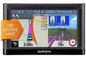 Garmin Nuvi 52LM 5 Inch TouchScreen Satnav GPS Showing Motorway Speed