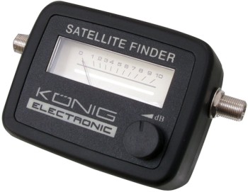 Satfinder Satellite Signal Finder In Black Finish