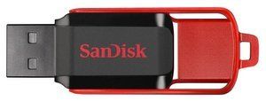 64 GB USB in Black and Red