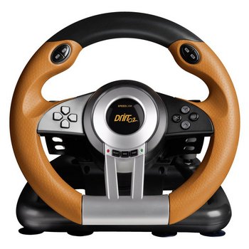 Rapid Access Racing Wheel In Black, Brown And Chrome