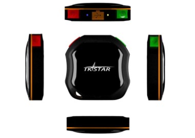 Min GPS Car Tracker GSM In Black And Red Exterior