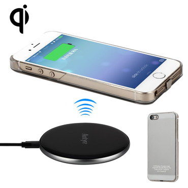 LED Qi Wireless Charging Plate For iPhones With Mobile