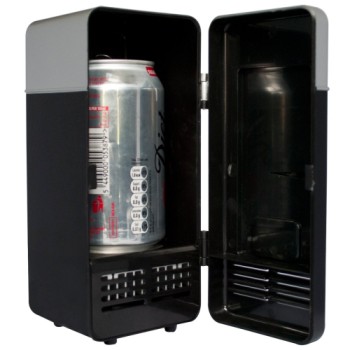 USB Drink Cooler For PC In Black Exterior