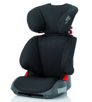 Impact Safe Car High Back Booster Seat With Black Textile
