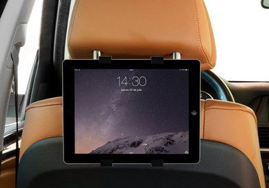 Entertainment iPad Car Headrest Mount Attached To Upright
