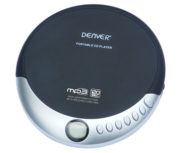 Mobile CD Player In Dark Blue