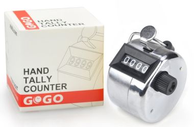 Gogo Mechanical Hand Tally Counter With Black Screen