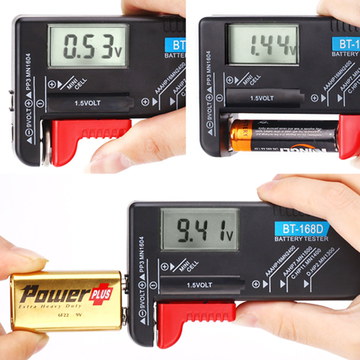HDE Universal AA AAA Battery Tester Examining All Sizes