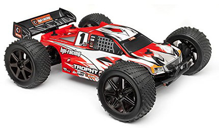 Brushless RC Car With Huge Black Tyres