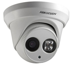 Dome IP Camera In White Casing