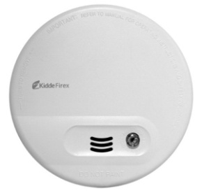 Mains Powered Smoke Detector In All White