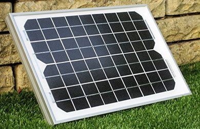 Green Caravan Solar Panel Kit 12V With White Frame