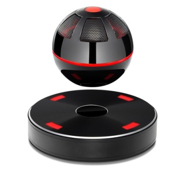 Pyrus Wireless Floating Bluetooth Speaker With Black And Red Base