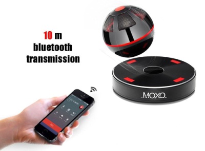 Rasse Portable Floating Bluetooth Speaker Orb With Smartphone