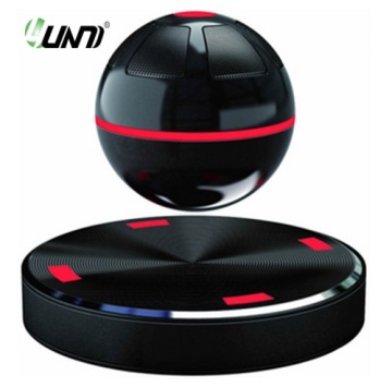 Yuanj Wi-Fi Levitating Speaker Orb In Red And Black Exterior