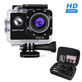 LCD Cheap Action Camera With Black Case