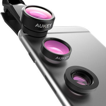 Steel Design Lens For Mobile Phone On Back Of Device