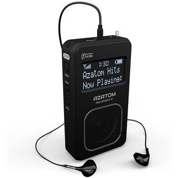 Auto Pro Pocket DAB Radio With Earbuds