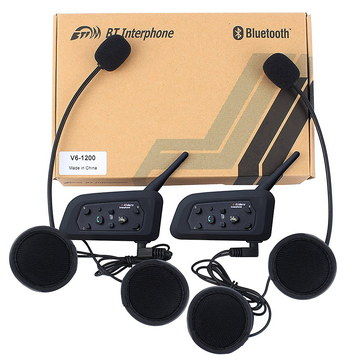Motorcycle Helmet Bluetooth Kit With Connectors