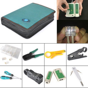 Cable Crimping RJ CAT Network Tester With Cutter