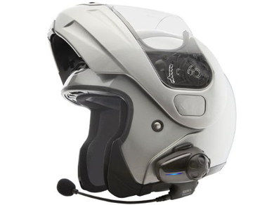 Waterproof Bluetooth Motorcycle Headset Attached To Helmet