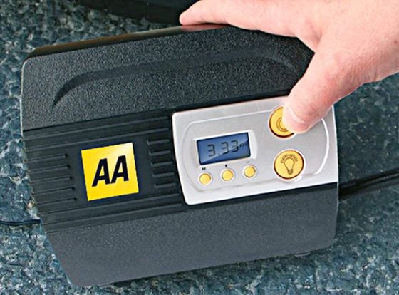 Digital Tyre Inflator Big Yellow Button