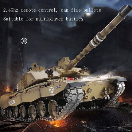 AEDWQ RC Tank Challenger 1:16 Scale RC Tank In Green Finish